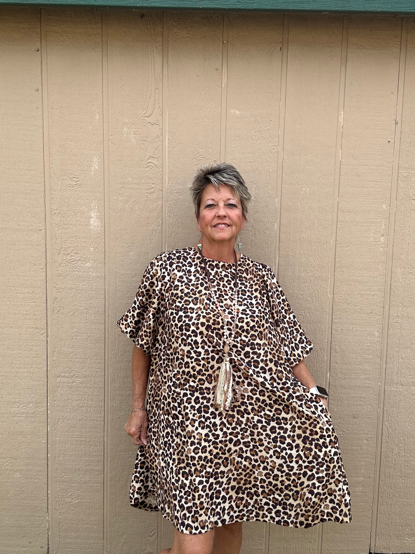 Umgee Bubble Sleeve Dress