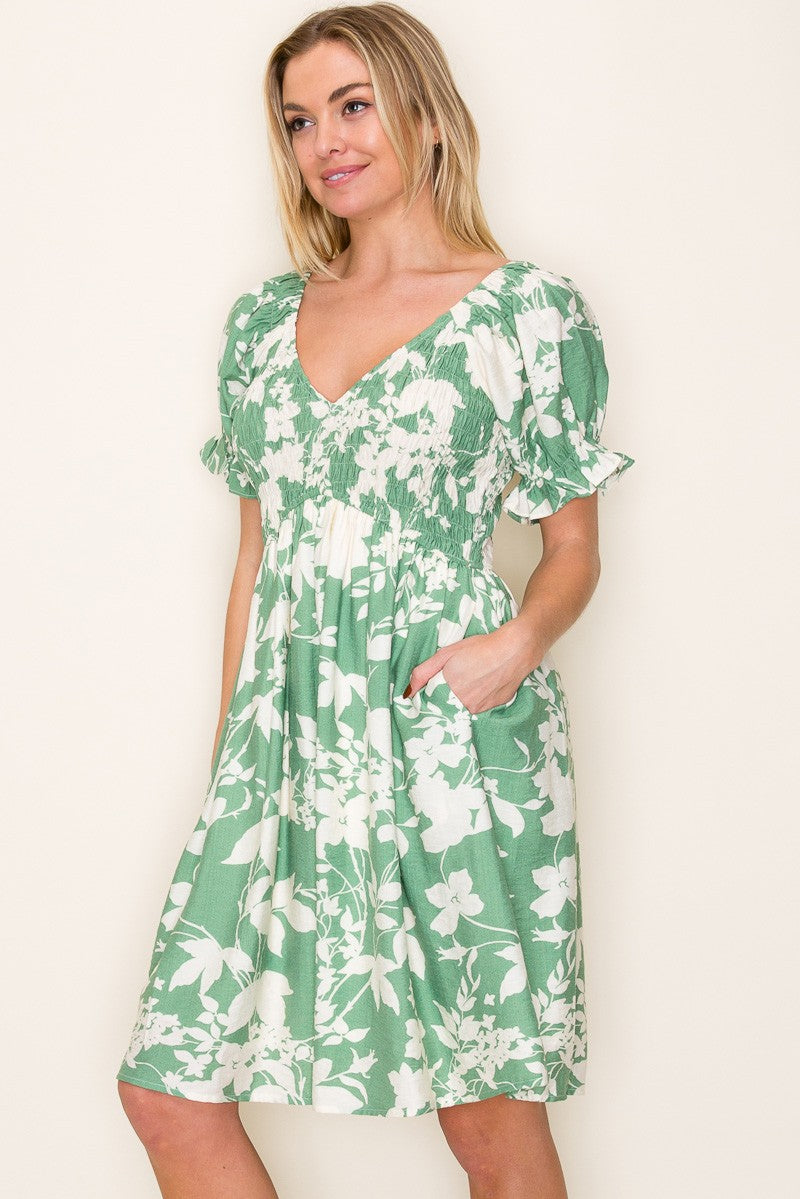 Floral Printed Dress