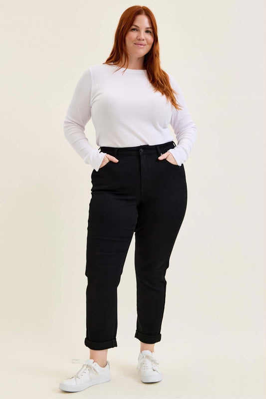 Judy Blue Tara Girlfriend Jeans PLUS