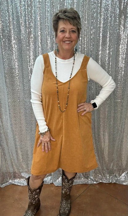 Athena Corduroy Mini Dress