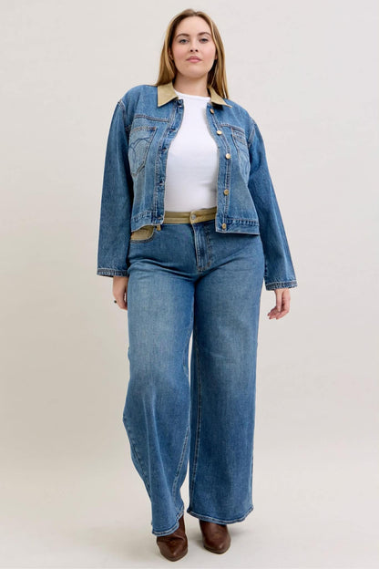 Judy Blue Plus Rigid Barn Jacket