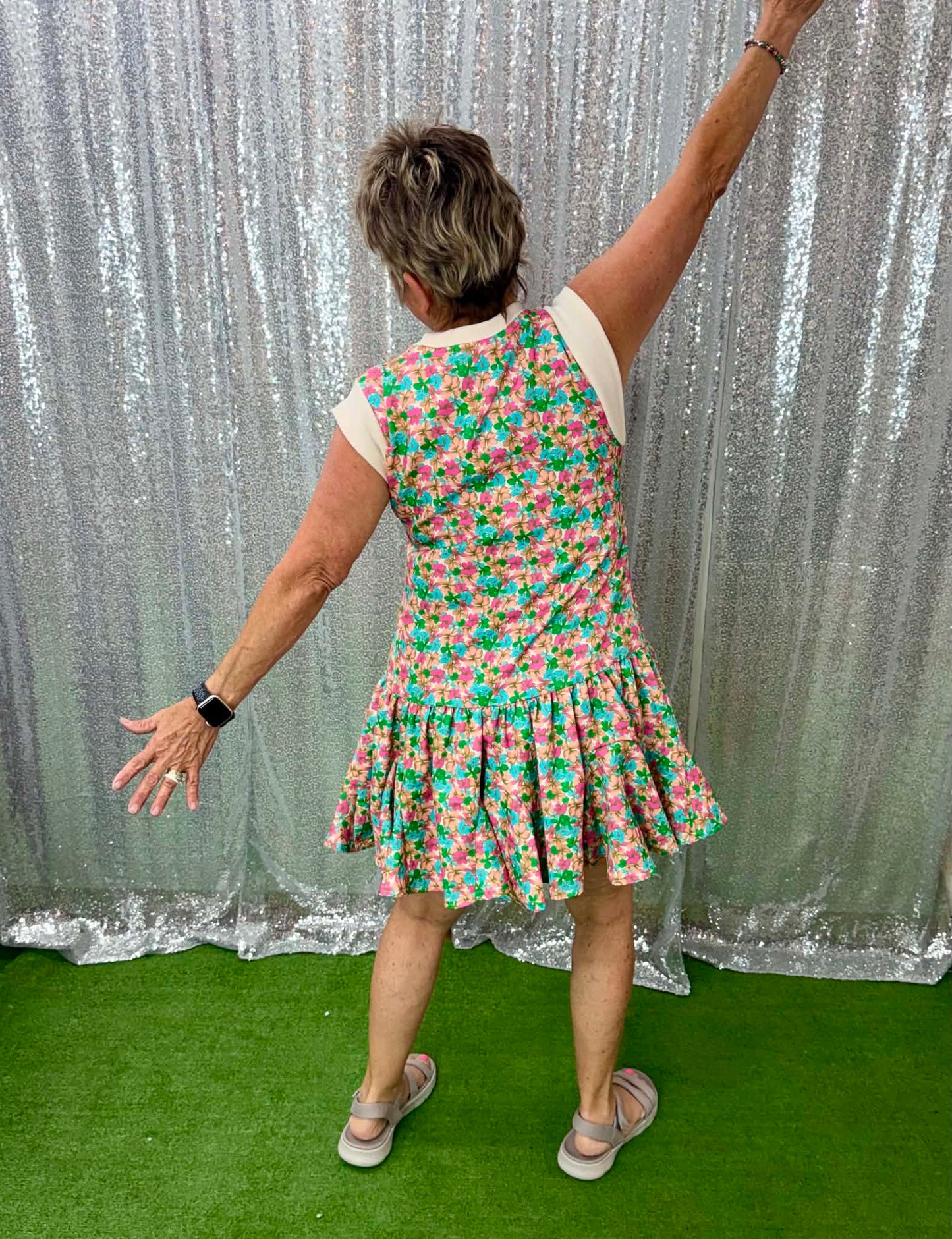 Umgee Floral Mini Dress