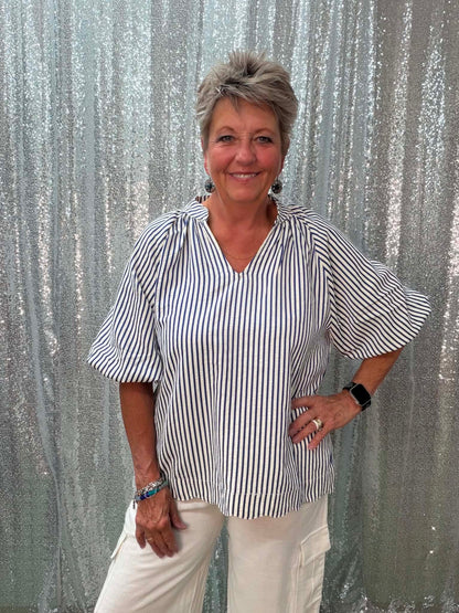 Heimish textured tops Plus