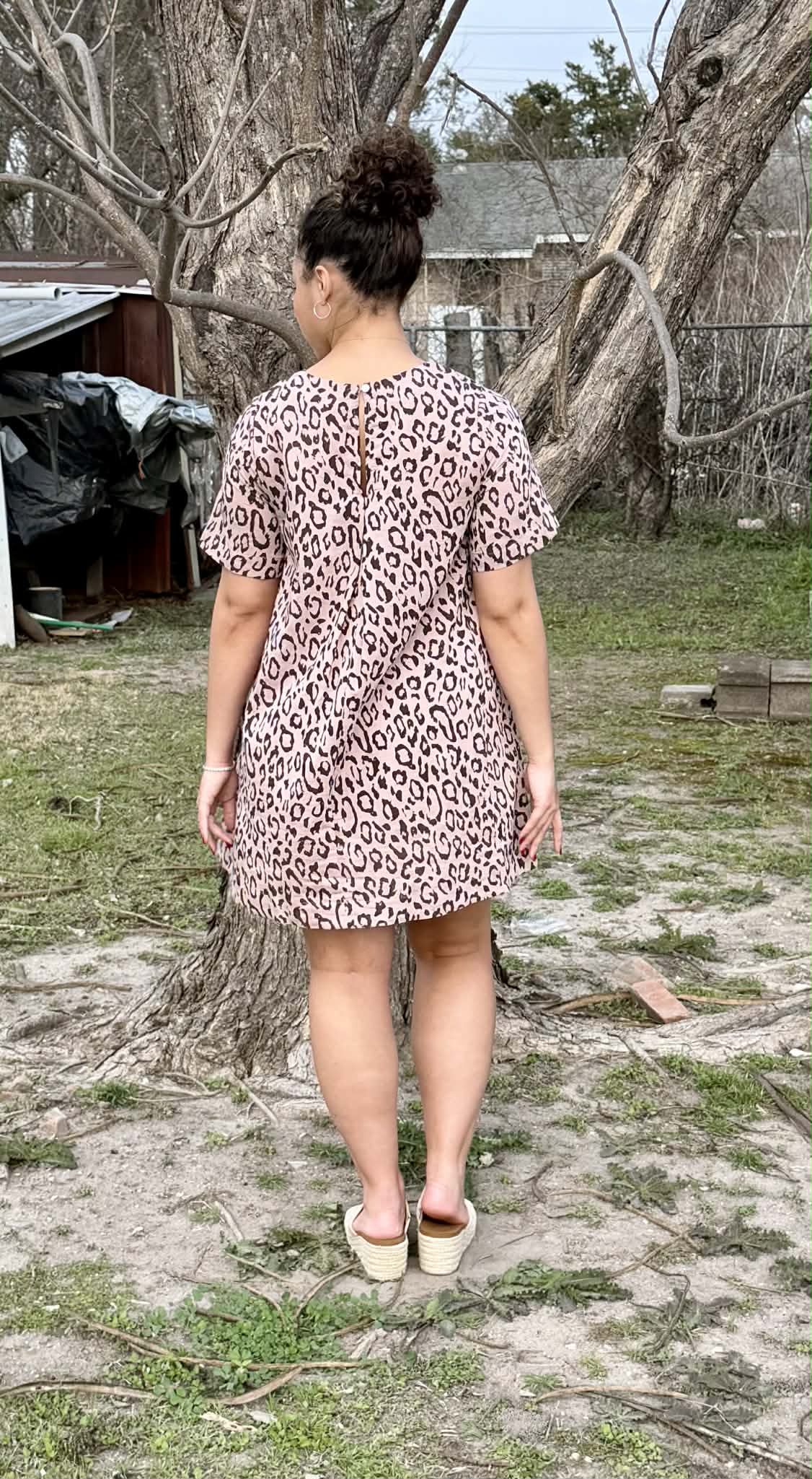 Very J Leopard Mini Dress
