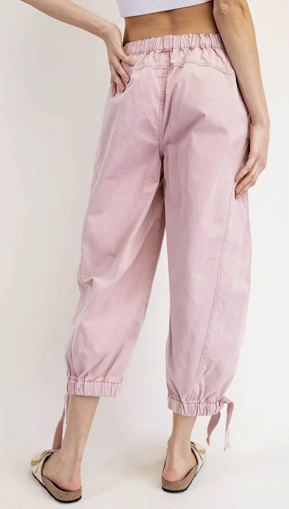 Vintage Rose Cargo Joggers