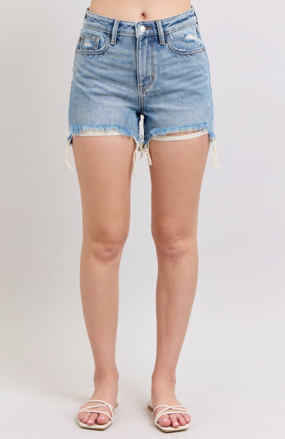 Judy Blue Rigid Front Stretch Back Shorts