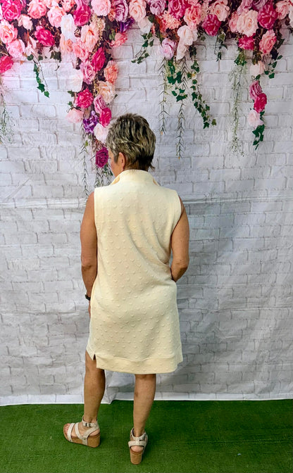 Umgee heart embroidered sleeveless Dress