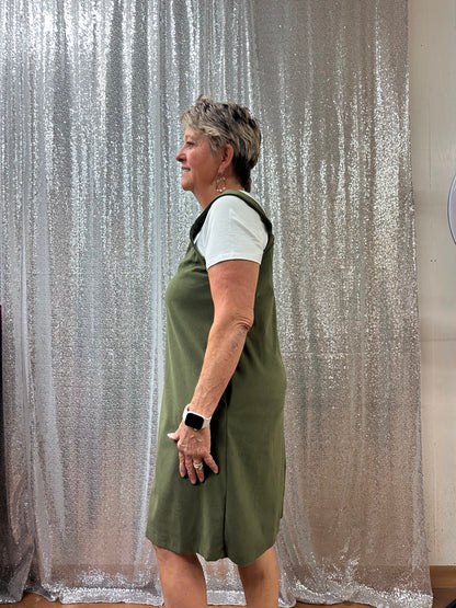 Athena Corduroy Mini Dress