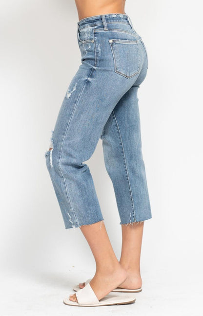 Judy Blue Wide Leg Crops