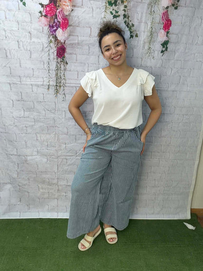 Umgee Stone wash stripe pants
