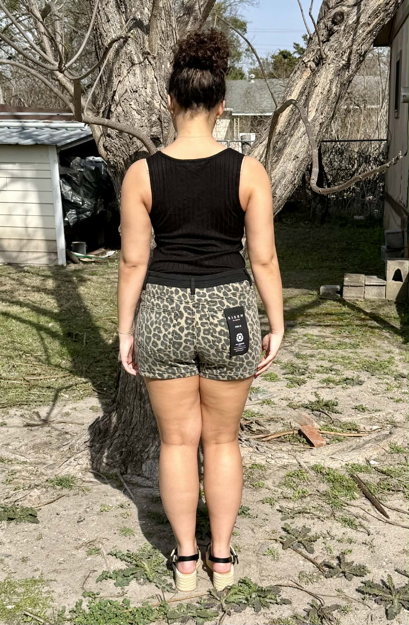 Zenanan Ribbed Square Neck Tank