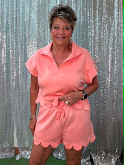 New Me travel shorts set