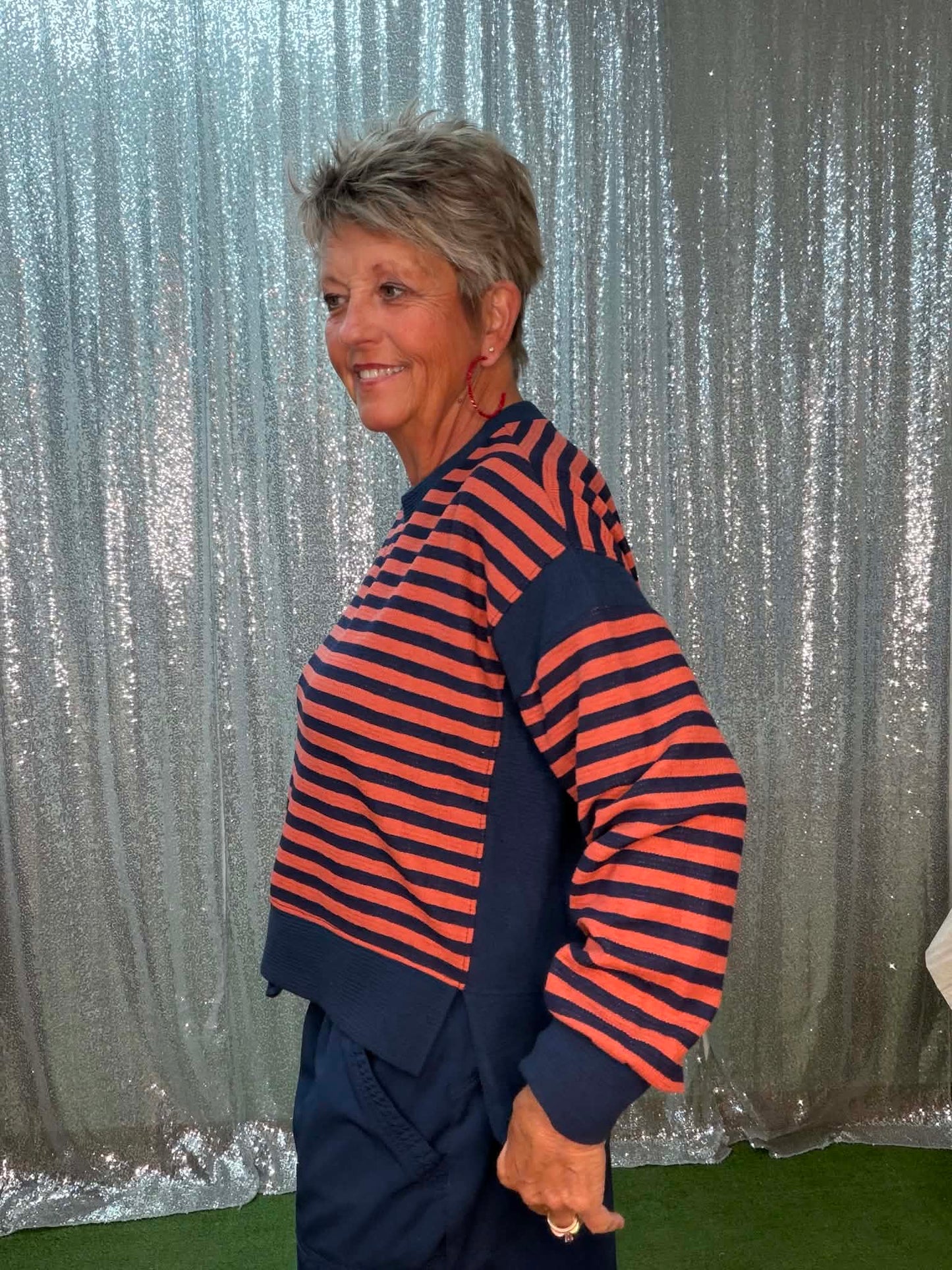 Tres Bien stripe knit top