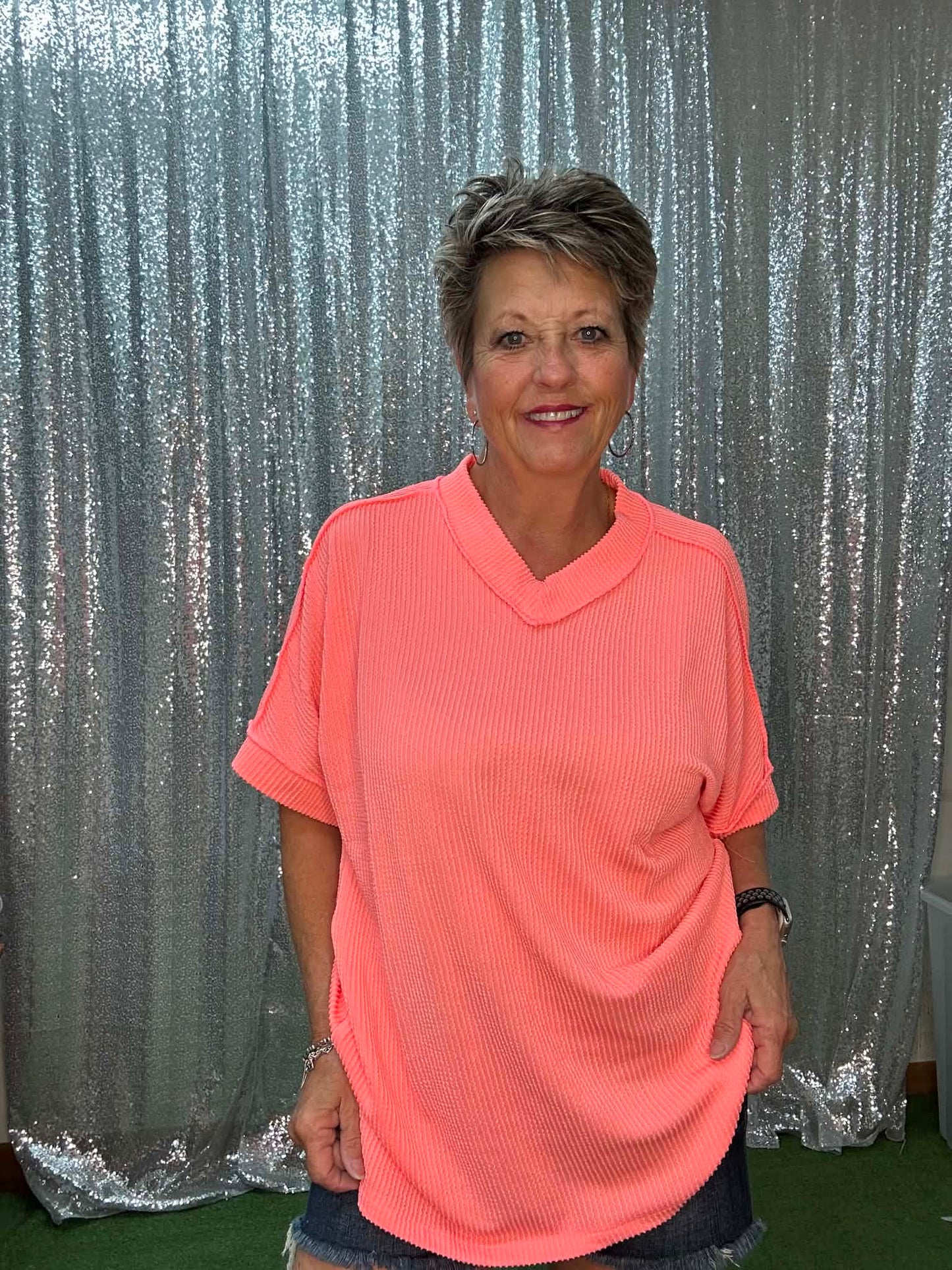 Sunshine & Rodeo Ribbed top