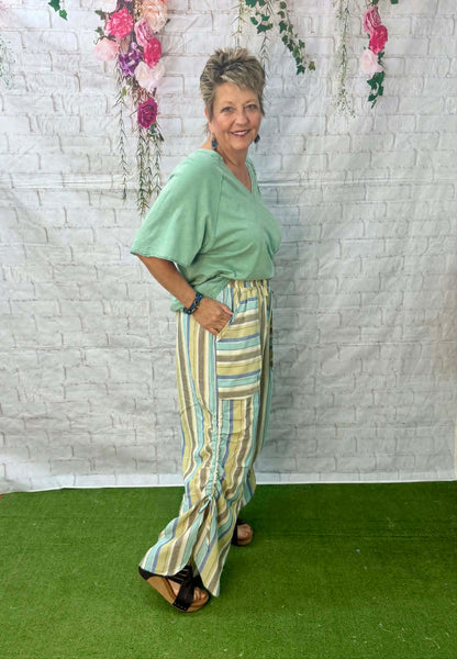Easel Cotton adjustable leg pants