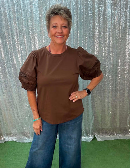 Jodifl puff sleeve top