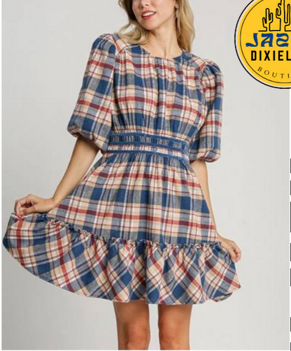 UMGEE Plaid Dress