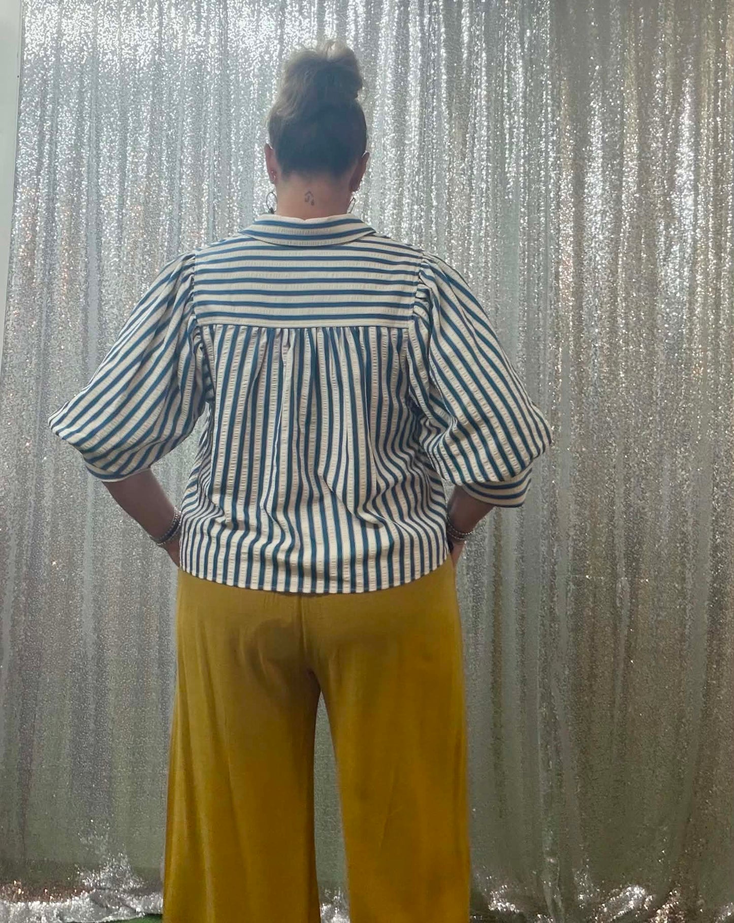 Heimish Striped Chambray Plus