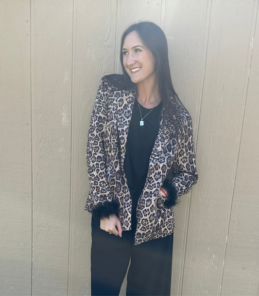 Cheetah Blazer
