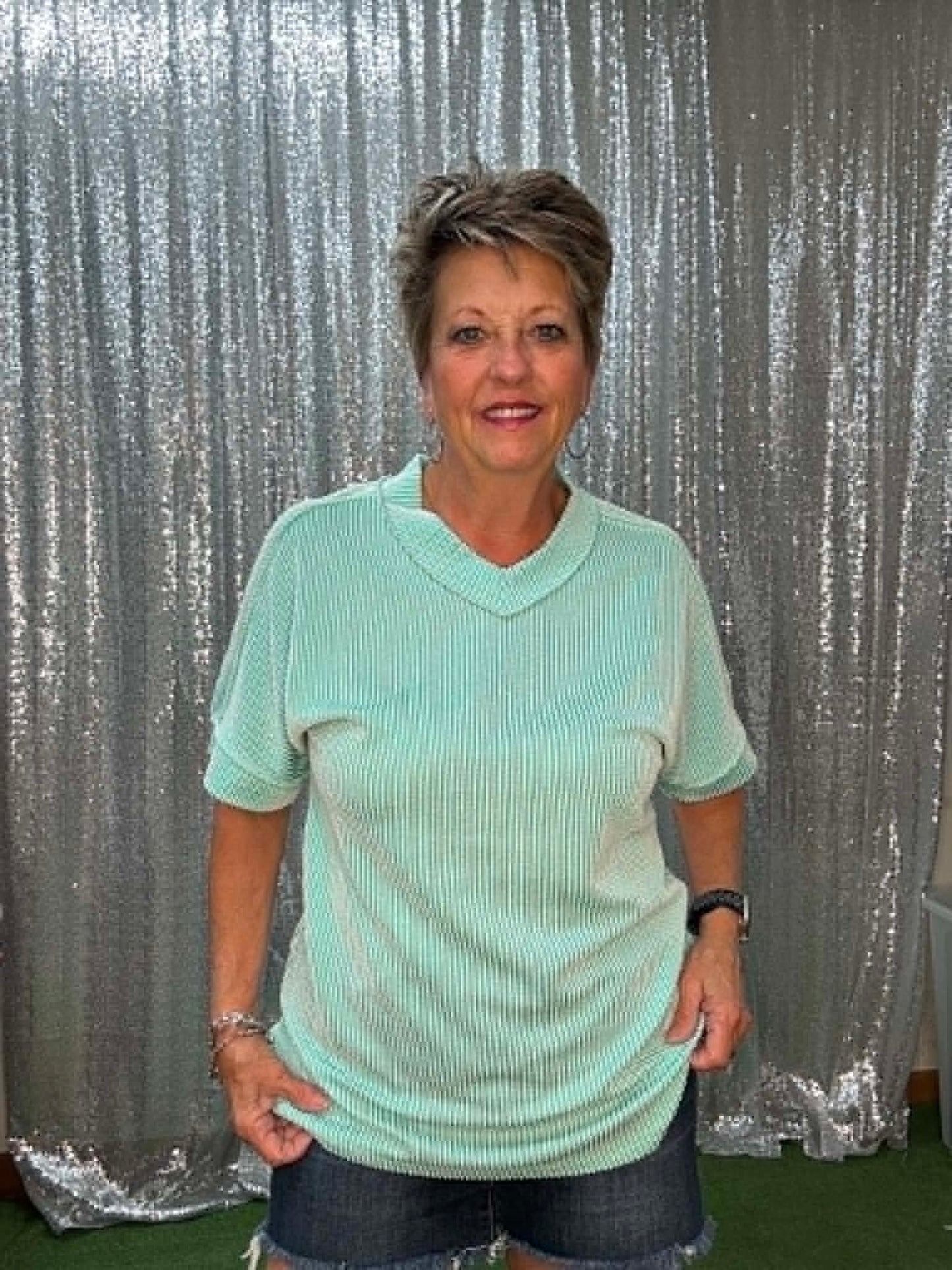 Sunshine & Rodeo Ribbed top