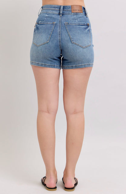 Judy Blue Tummy Control Moisture Wicking Shorts