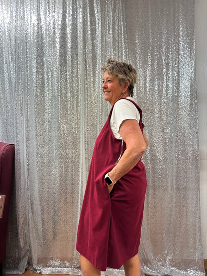 Athena Corduroy Mini Dress