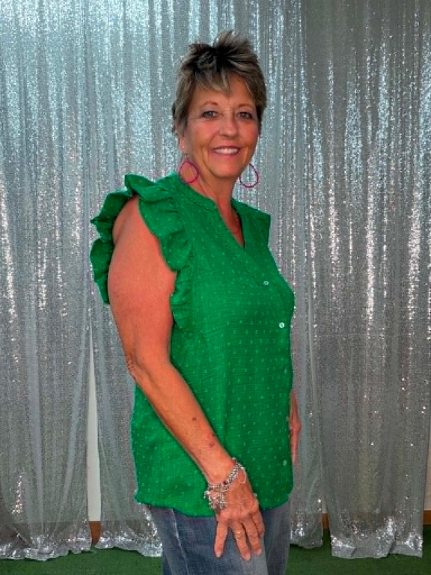 Umgee Kelly Green Top