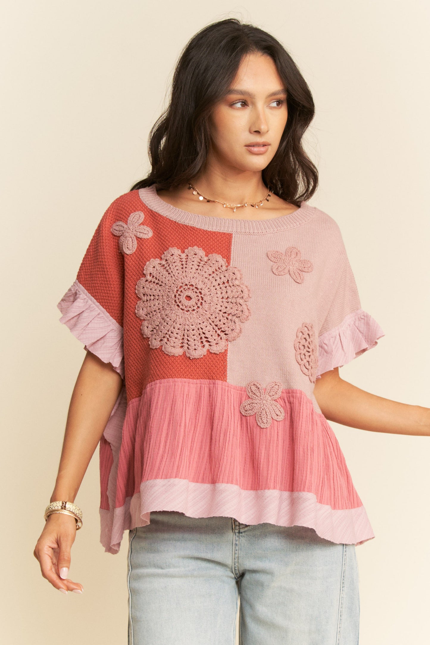 Davi & Dani Over size tops