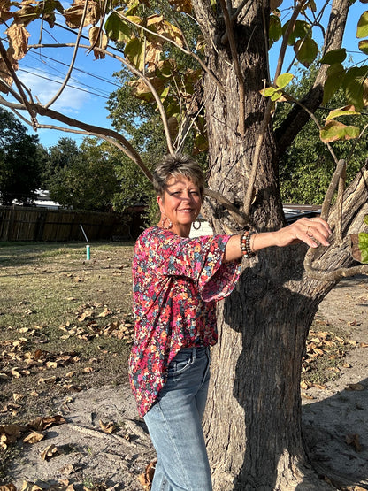 Dear Scarlett Bell Sleeve Lizzy Top Plus Size