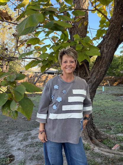 Sage + Fig Star Crewneck