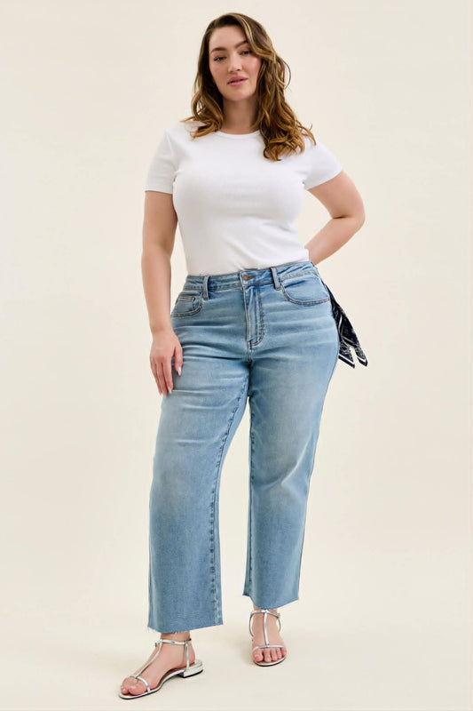 JUDY BLUE PLUS BANDANA JEAN