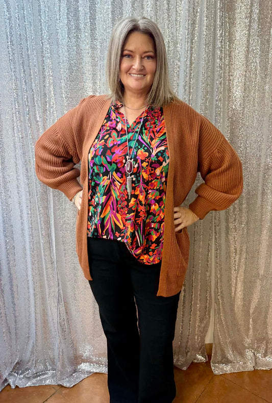 She + Sky Knit Cardigan