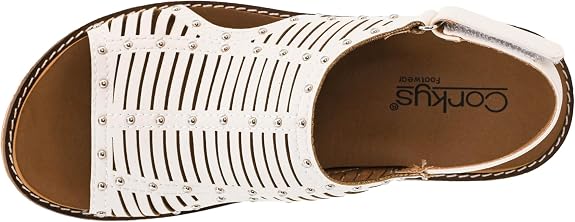 Corkys can we go white sandals