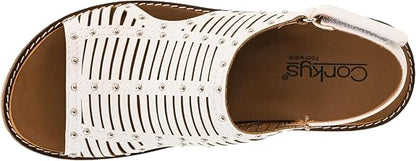 Corkys can we go white sandals