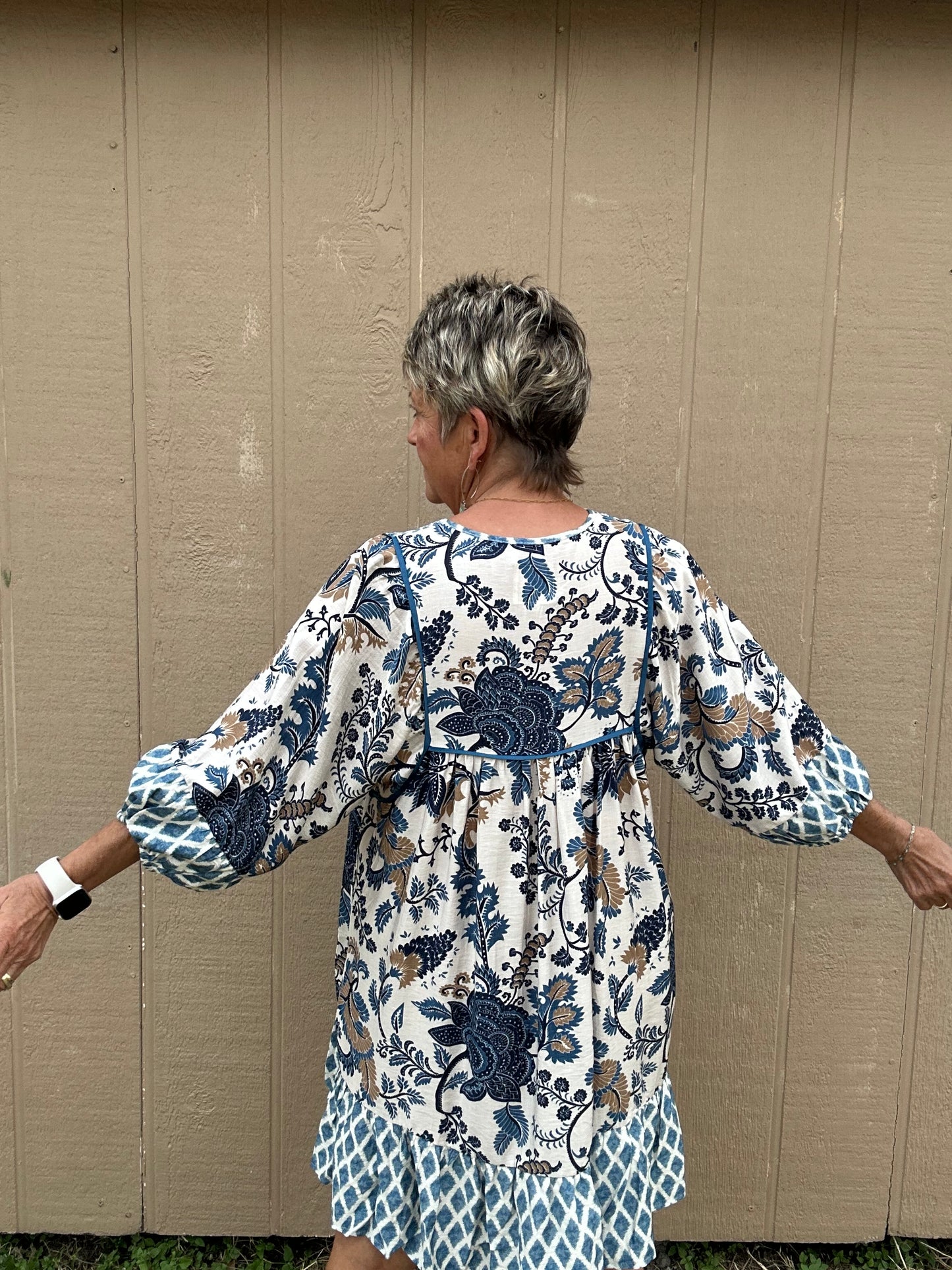 Umgee Blue Mix Dress