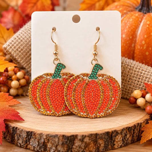 Halloween Pumpkin Earrings