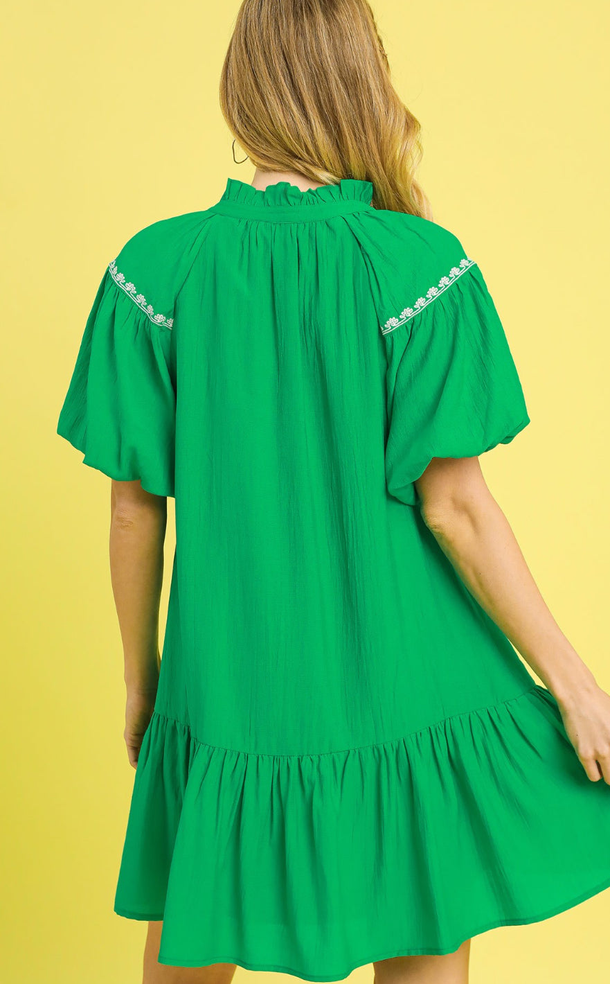 Umgee Embroidered Dress