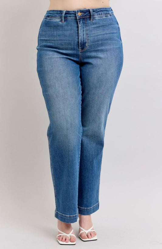 Judy Blue Straight Trousers Plus Size