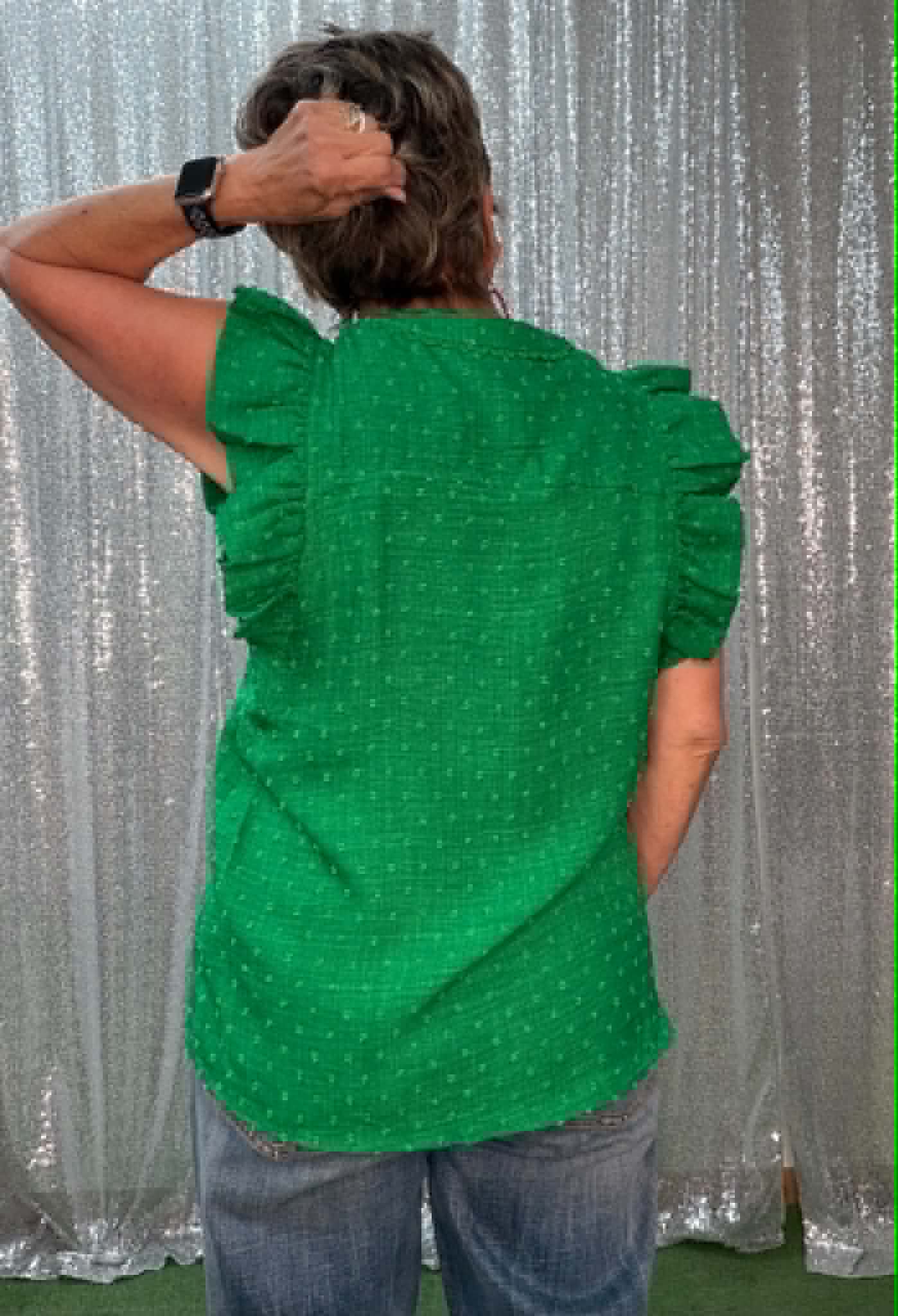Umgee Kelly Green Top