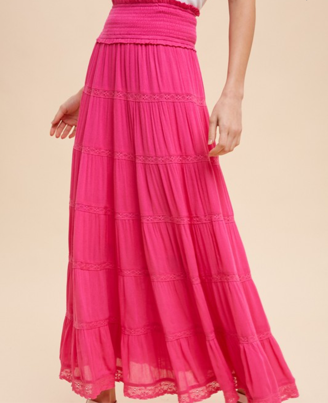 In The Loom Pink Skirt