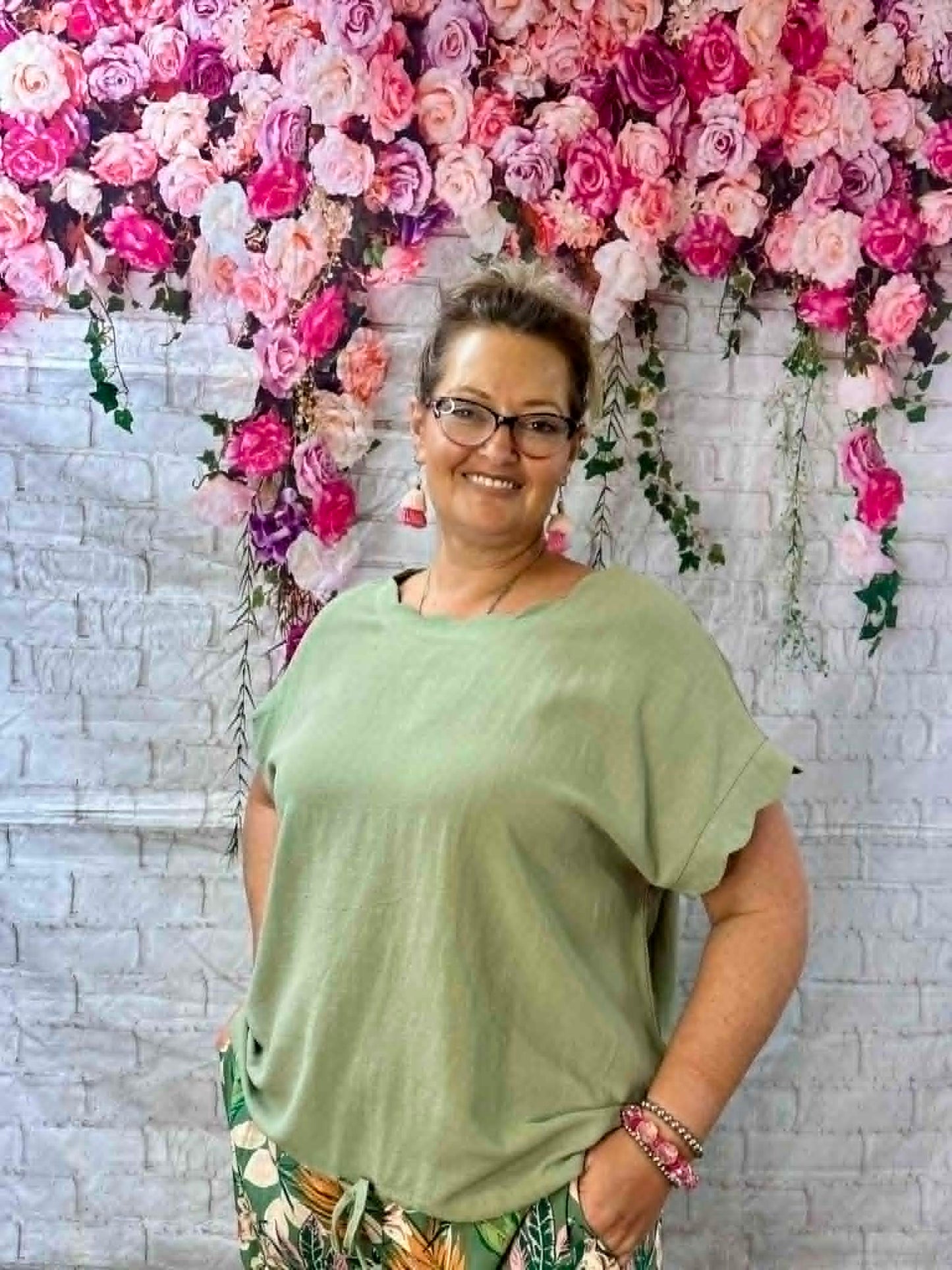 Umgee linen Blend top
