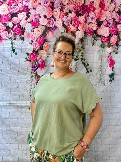 Umgee linen Blend top