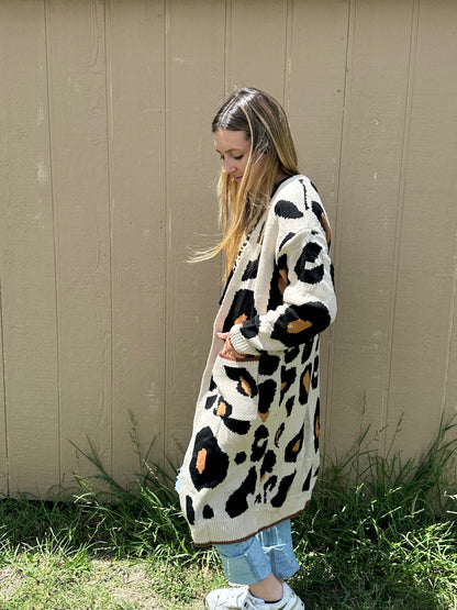 cheetah Cardigan