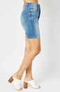 Judy Blue Double Button Shorts Plus Size