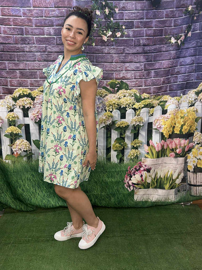 Umgee Cream Floral Mix Dress