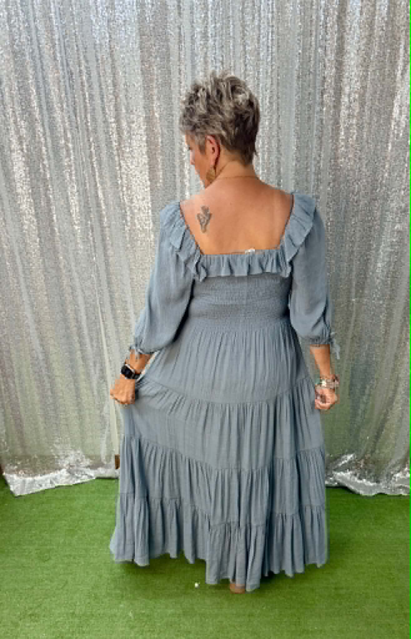 Wishlist Tiered Midi Dress