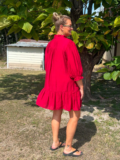Umgee Crimson Dress