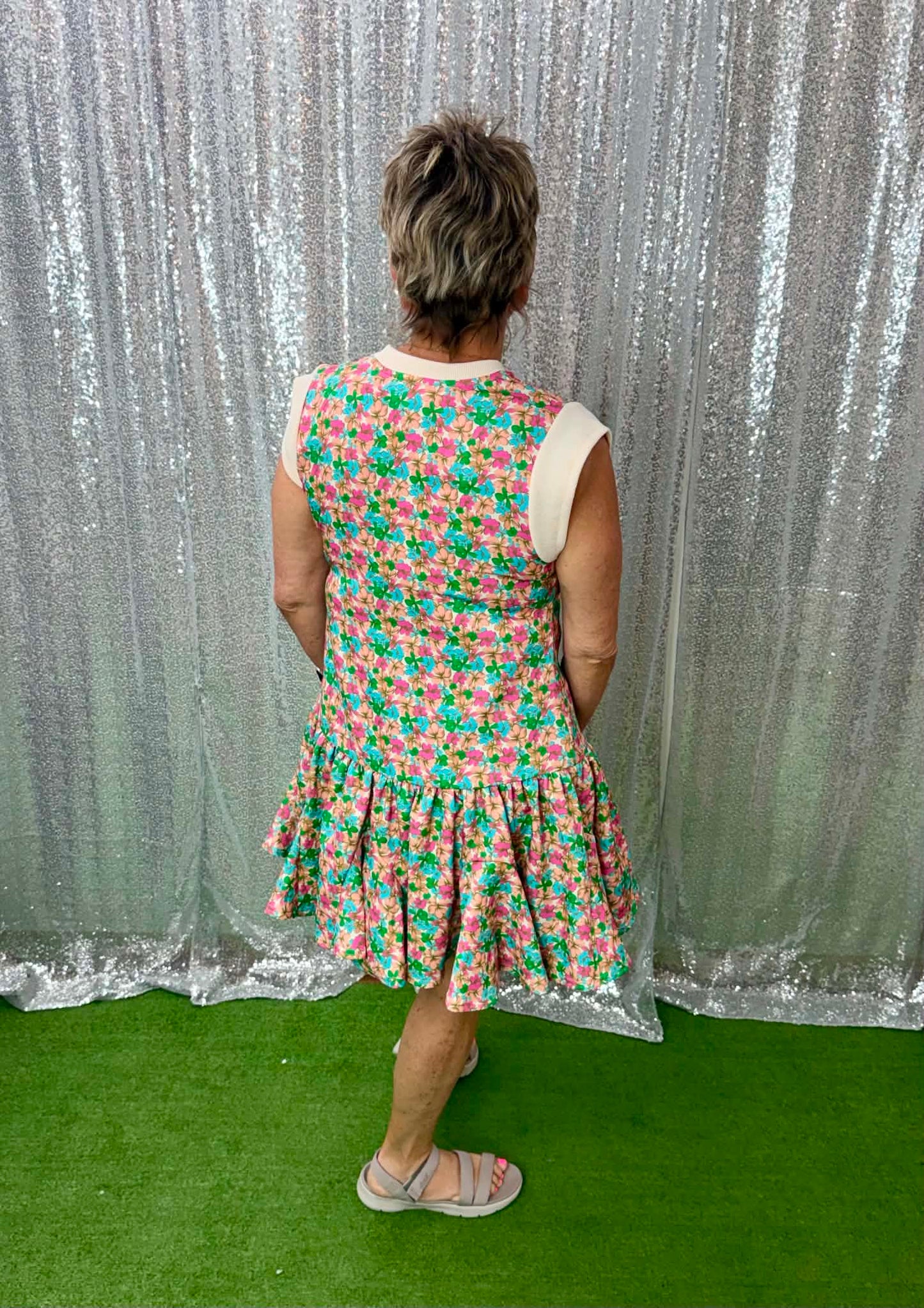 Umgee Floral Mini Dress