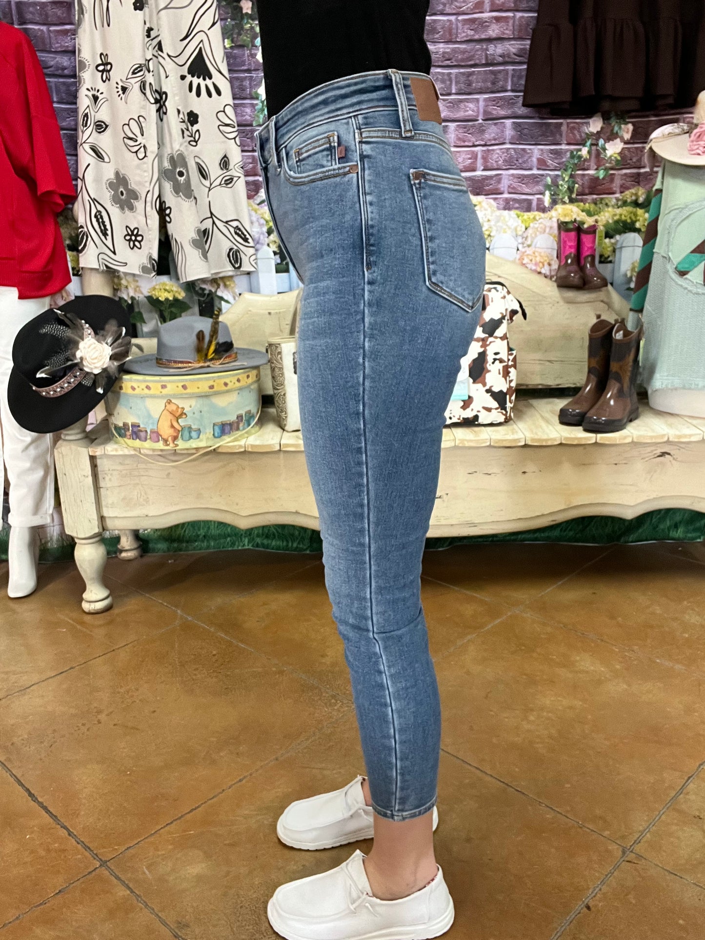 **Judy Blue Thermal Skinny Jeans