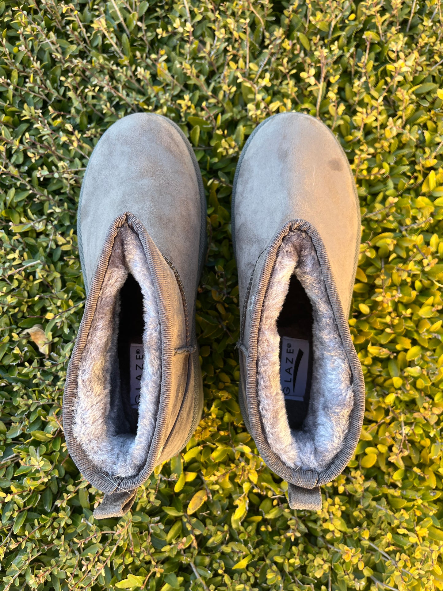 Platform Fuzzy Boots